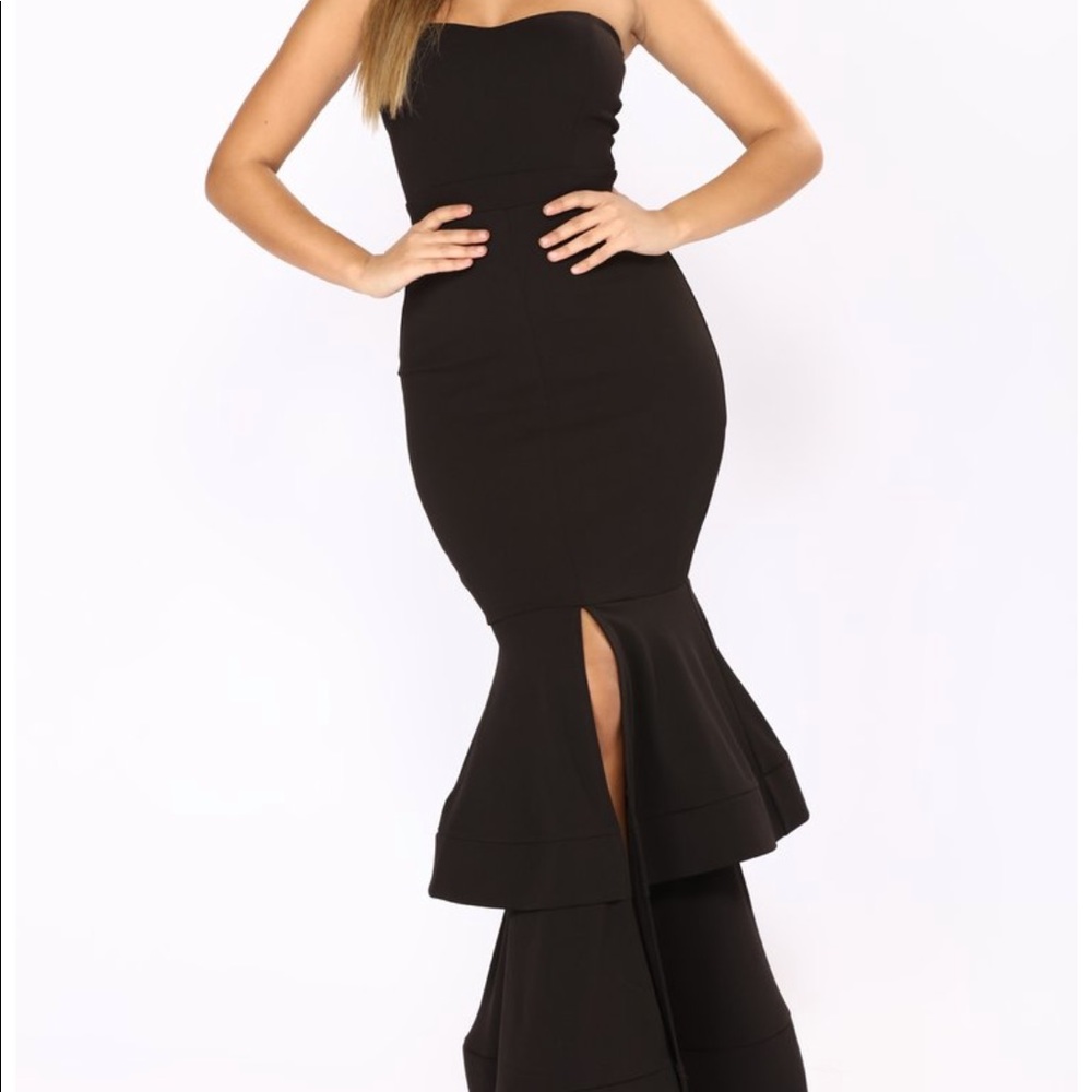 Can't Leave Me Alone Dress - Black fashion nova